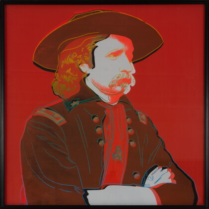 Catalog image of General Custer, from Cowboys and Indians (see F. & S. IIB.379)