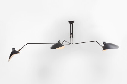 Catalog image of serge mouille | three-arm ceiling light