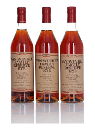 View 1 of Lot 134: Van Winkle 13 Year Old Family Reserve Rye 95.6 Proof NV (3 Bottles 75cl)