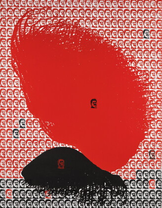 Catalog image of eduard gorokhovsky | red and black composition