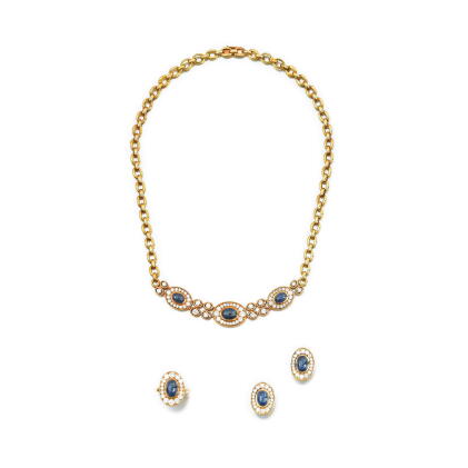 Catalog image of Parure saphirs et diamants