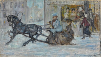 Catalog image of Street Scene in Winter