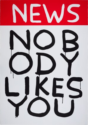 View 1 of Lot 269: Untitled (News: Nobody Likes You)