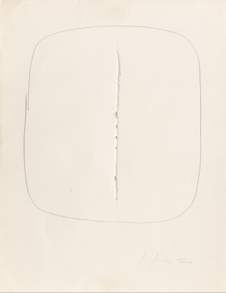 Catalog image of lucio fontana | concetto spaziale