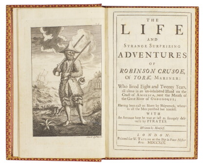 Catalog image of [defoe], the life and strange surprizing adventures of robinson crusoe, 1719-1720