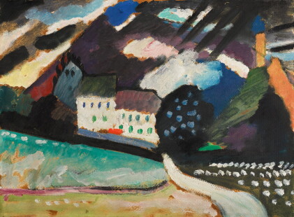 Catalog image of wassily kandinsky | murnau - schloss und kirche ii (murnau - castle and church ii)