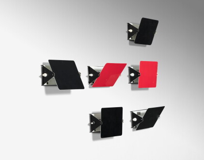 Catalog image of Set of fourteen CP1 wall lights, designed in 1962