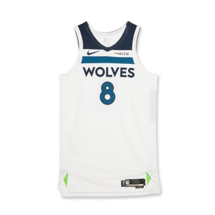 View 1 of Lot 29: Josh Minott ‘Christmas Day’ Minnesota Timberwolves 2024-2025 Game Worn Association Edition 