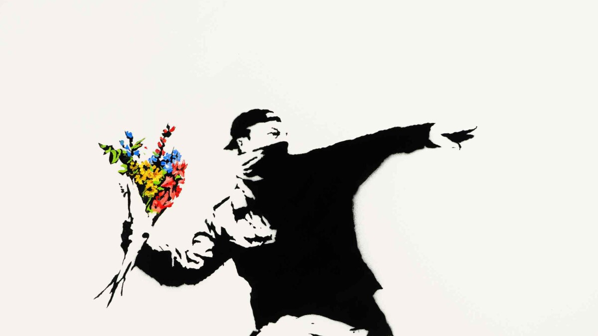 Sotheby S Collaborates With Coinbase To Accept Cryptocurrency For Banksy S Iconic Protest Painting In Contemporary Art Evening Sale Press Release Sotheby S