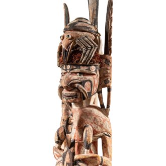View 1 of Lot 7: Statue, Malagan, Nouvelle-Irlande, Archipel Bismarck | Malagan Figure, New Ireland, Bismarck Archipelago