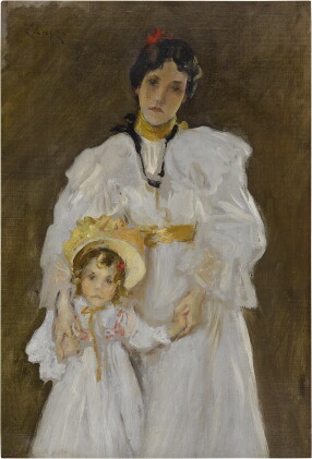 Catalog image of Double Portrait: A Sketch (Sketch for the Portrait of Mother and Child)