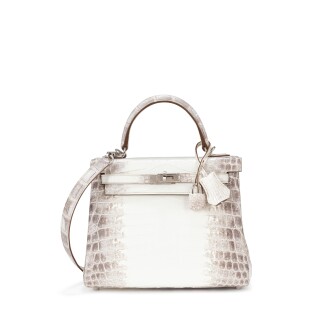 Louis Vuitton White Himalaya Matte Crocodile Leather Capucines MM