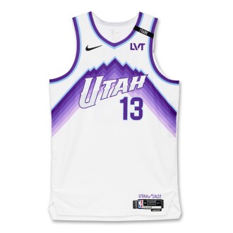 View 1 of Lot 39: Walter Clayton Jr. Utah Jazz 2025-2026 Game Worn Association Edition Jersey | Matched to 2 Games