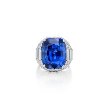 Catalog image of Sapphire and diamond ring