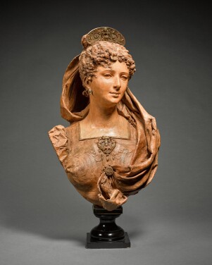 View 1 of Lot 2: Bust of Marguerite Bellanger (1838-1886)
