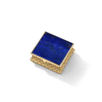 View 1 of Lot 715: Tabatière en or et lapis-lazuli, probablement Italie, début du XXe siècle