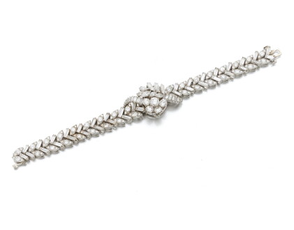 Catalog image of lady's diamond wristwatch (orologio da polso in diamanti)