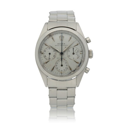 Catalog image of 'Pre-Daytona', Ref. 6234 Stainless steel chronograph wristwatch with bracelet C…