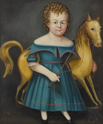 Catalog image of Portrait of Boy in Blue Dress