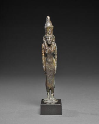Catalog image of An Egyptian Bronze Figure of the Goddess Mut, 25th/early 26th Dynasty, circa 75…