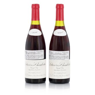 View 1 of Lot 30: Latricières Chambertin 1996 Domaine Leroy (2 BT)