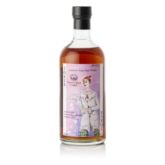 View 1 of Lot 1297: 羽生 “撲克牌” 系列 Hanyu Ichiro's Malt Card Series The Coloured Joker 57.7 abv NV (1 BT70)