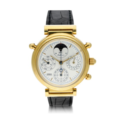 Catalog image of Reference 3751 Da Vinci A yellow gold automatic perpetual calendar chronograph …