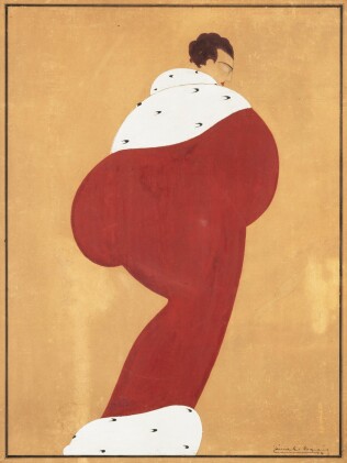 View 1 of Lot 13: Le manteau rouge bordé d'hermine, 1914