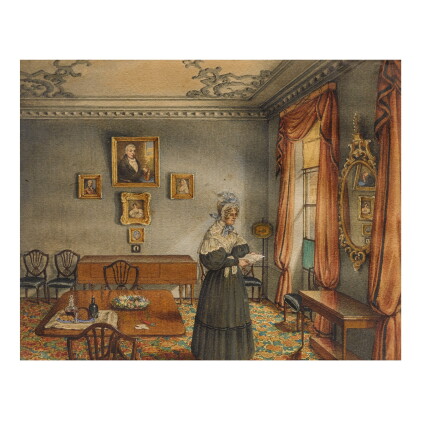Catalog image of mary ellen best | mrs. duffin in her dining room at york