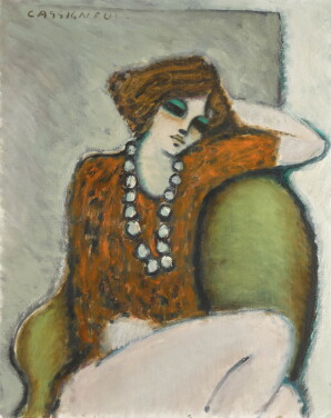 View 1 of Lot 31: Femme dans le fauteuil