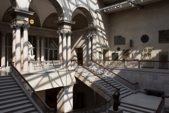 The Woman's Board Grand Staircase.