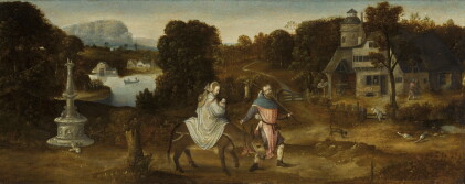 Catalog image of south netherlandish school, mid 16th century | landscape with the flight into egypt