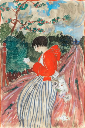 Catalog image of Femme à la lecture d'une lettre