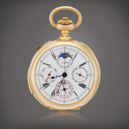 Catalog image of Retailed by Shreve, Crump & Low Co., Boston | A yellow gold minute repeating pe…