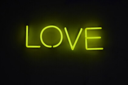 Catalog image of Work No. 379; LOVE