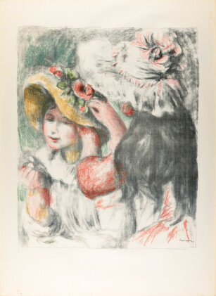 Catalog image of pierre-auguste renoir | le chapeau épinglé, 2e planche (delteil, stella 30)