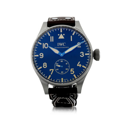 Catalog image of reference iw5104-01 big pilot heritage 55 a limited edition titanium wristwatch…