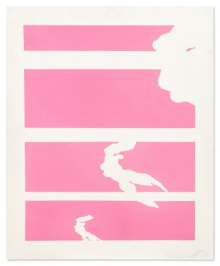 View 1 of Lot 324: Brouillage détérioration vertical