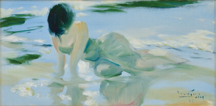 Catalog image of u lun gywe 林桂 | beauty on the beach 沙灘上的美女