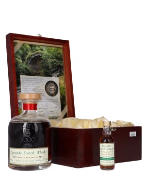 View 1 of Lot 5553: Glen Grant Signatory Vintage 34 Year Old 55.0 abv 1965 (1 BT75, 1 BT5)