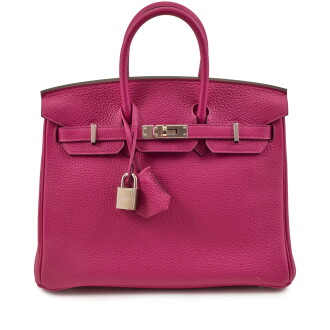View 1 of Lot 54: Rose Pourpre Togo Birkin 25 Palladium Hardware, 2017