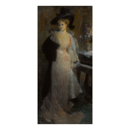 Catalog image of jules-alexandre grün | portrait of an elegant lady