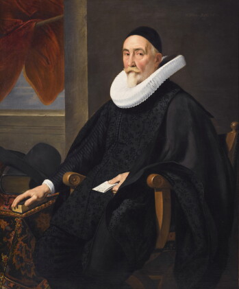 Catalog image of jan anthonisz. van ravesteyn | portrait of a seated minister, aged 76, three-qu…