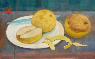 View 1 of Lot 10: Mai Trung Thu 枚中栨 （梅忠恕）| Still life with apples 靜物與蘋果