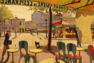 View 1 of Lot 5: Sunday Evening – Place du Combat, Paris | Dimanche soir - Place du Combat, Paris