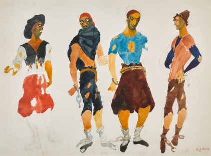 View 1 of Lot 24: Costume Design for Smugglers and Brigands