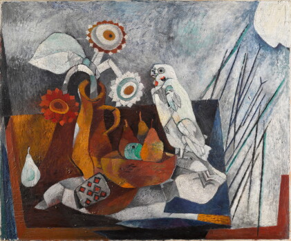 Catalog image of Stillleben mit Papagei (Still Life with Parrot)