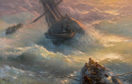 Catalog image of ivan konstantinovich aivazovsky | abandoning ship