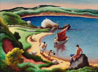 View 1 of Lot 684: T.P.'s Beach at Gay Head, Martha's Vineyard