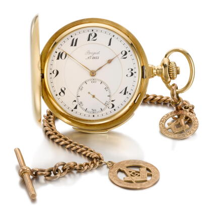 Catalog image of swiss | yellow gold minute repeating hunting cased keyless watch no 4833 circa 1900
